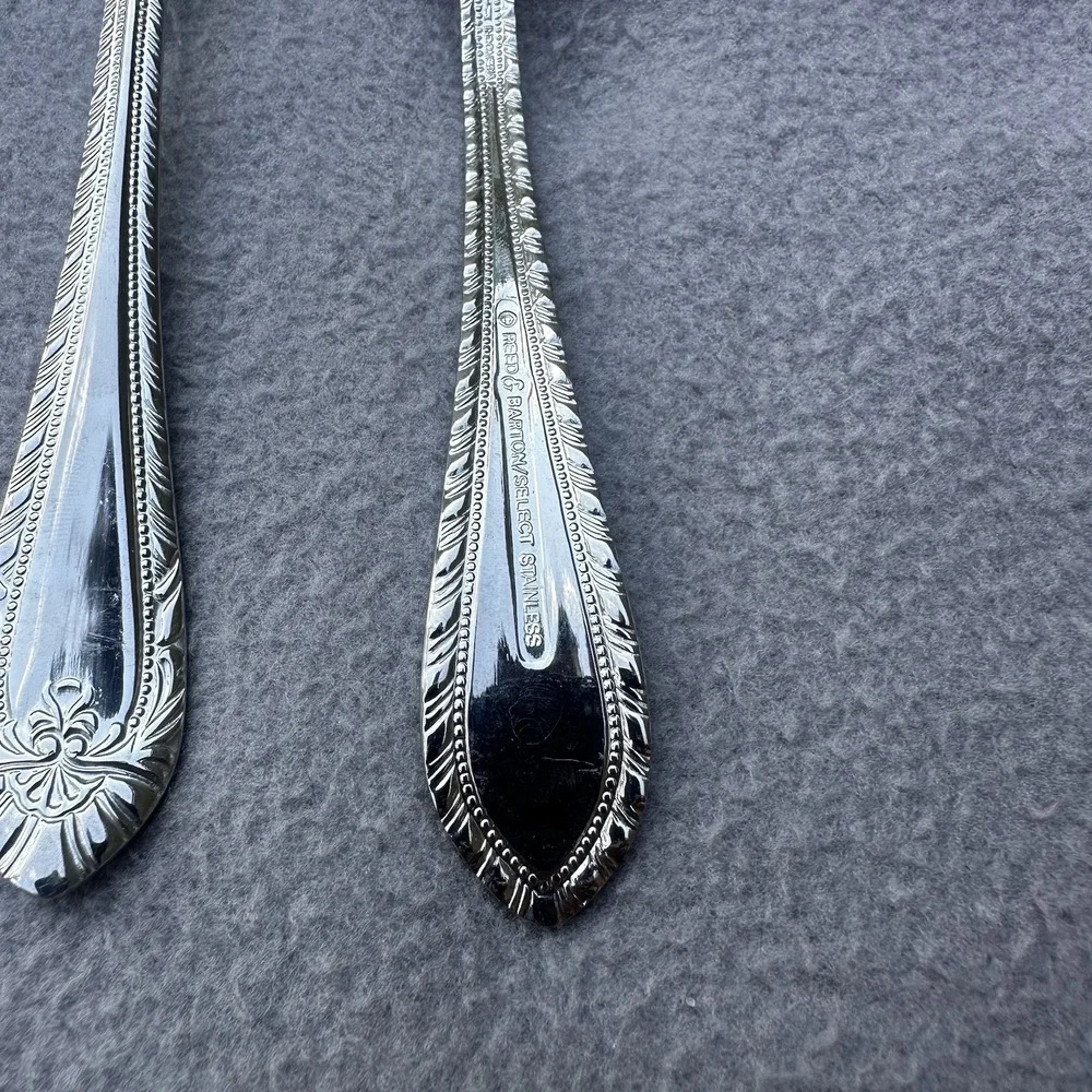 6 Reed & Barton Royal Britannia Teaspoons Select Stainless Flatware
